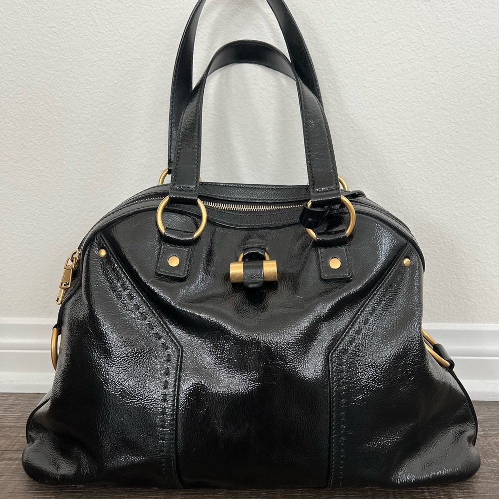 Saint Laurent Muse Shoulder Bag - Patent Leather - Large